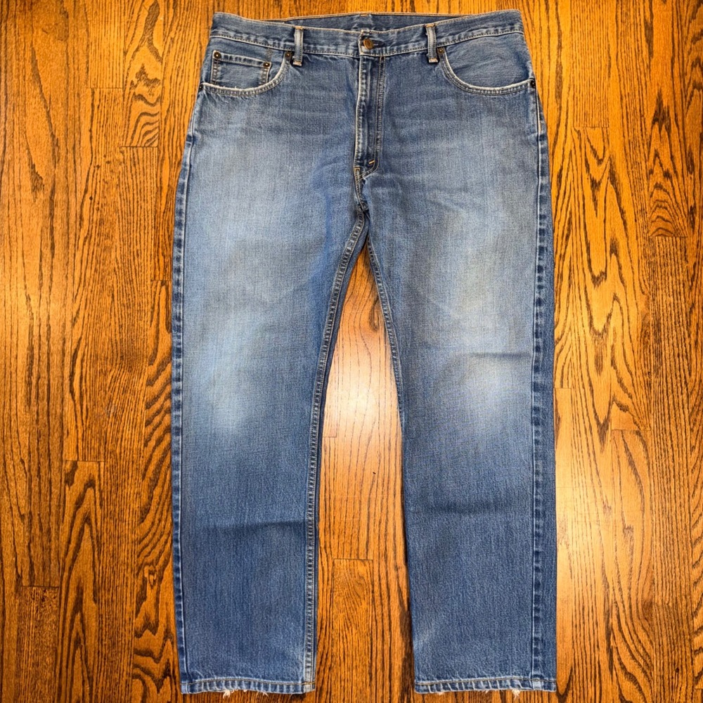 Men's Classic Blue Denim Jeans - Relaxed Fit